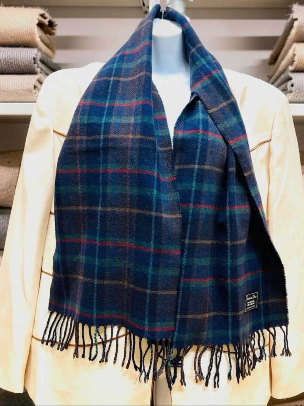 England Made Christian Dior Wool Scaf 60